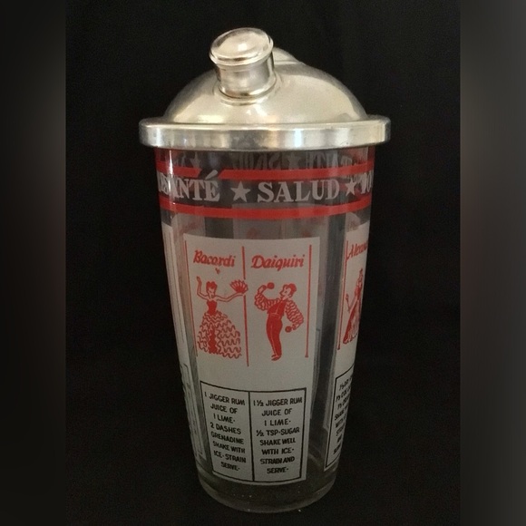 EUC Vintage Cocktail with original lid - Picture 5 of 8